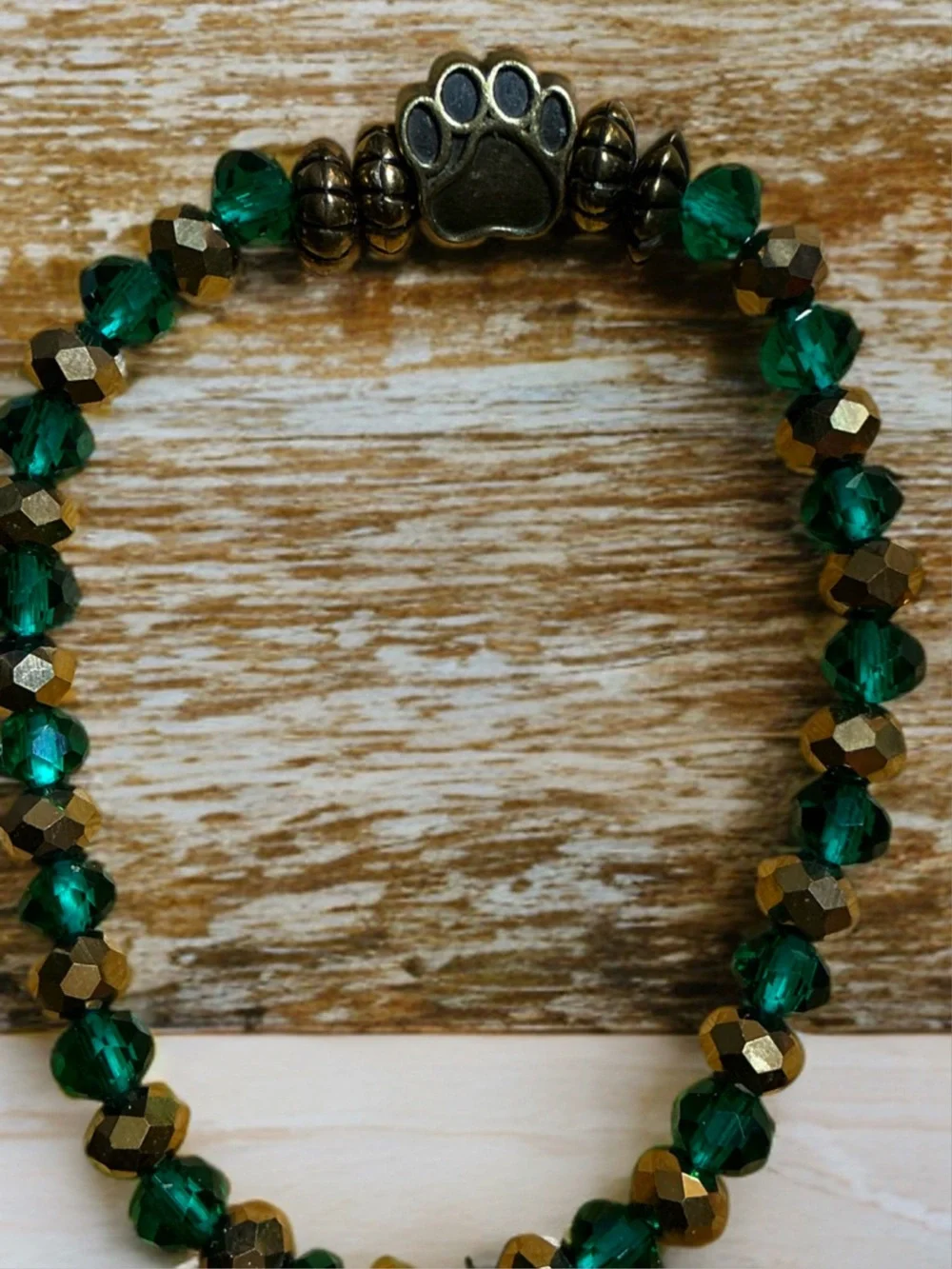 3 piece Bulldog Mom Beaded Bracelet Set
